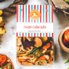 Thập cẩm sấy, dòng phổ thông, 450g, bịch, mẫu nhãn kẹp